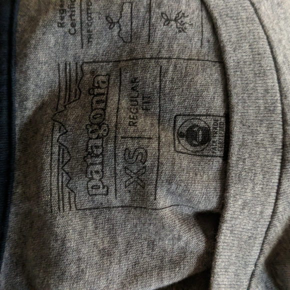 Patagonia 🏔️ Grey Pocket Tee Save Our Home Planet - Picture 4 of 6